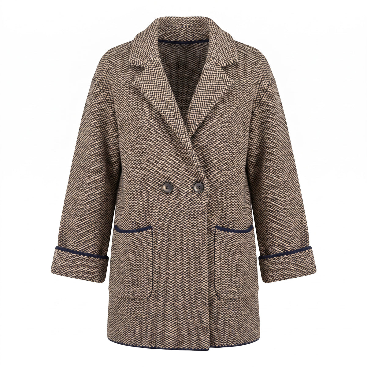 Cappotto Lungo in Maglia di Lana Vergine – BASE Milano