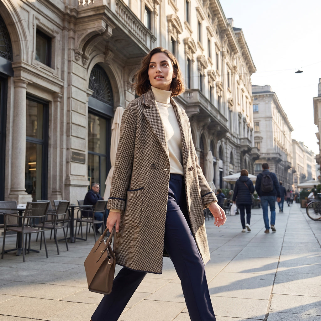 Cappotto Lungo in Maglia di Lana Vergine – BASE Milano