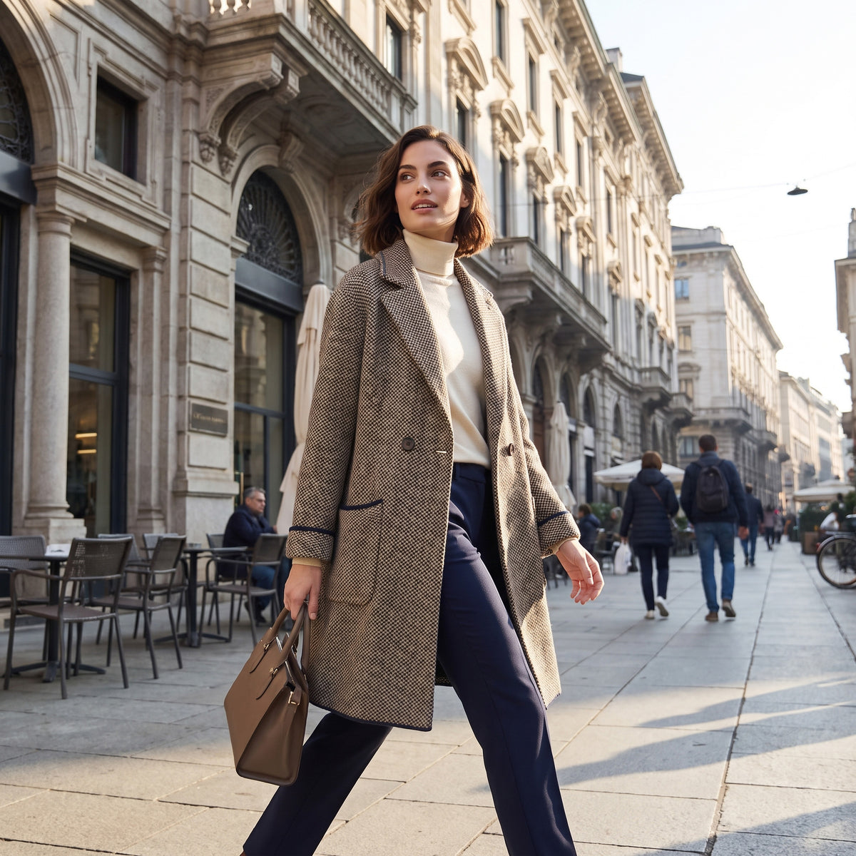 Cappotto Lungo in Maglia di Lana Vergine – BASE Milano
