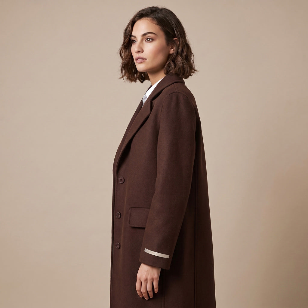 Cappotto Cucito a Mano in Misto Lana - i BLUES