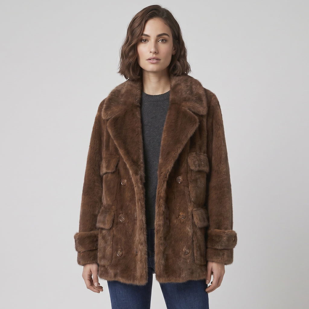 Giaccone in Ecopelliccia "Ganache" – SWORD 6.6.44 Milano