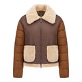 Giubbotto Bomber Ibrido "Josette" con Ecopelliccia – Save the Duck