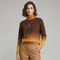 Maglia Dolcevita Sfumata in Lana Merino e Cashmere – Anna Bess Milano
