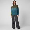 Maglia a Collo Alto "Dip Dye" in 100% Cashmere – Mirror in the Sky